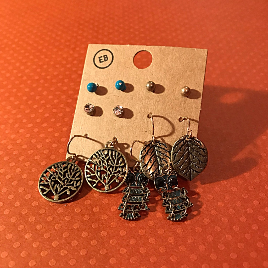 Earthbound Earrings, Set Of 6. Brand New Still With Tags!